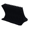 BOSS Men's 6 Pack RS Uni CC Socks, Assorted, Black