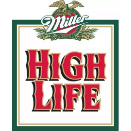 Miller High Life Vintage Vinyl Sticker Decal 14" full