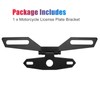 Universal Motorcycle License Plate Bracket, Adjustable Folding Mount Holder with
