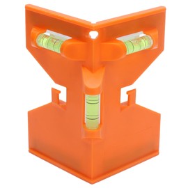 Magnetic Post Level, 90 Degree Post Pipe Level with Horizontal and Vertical Level Bubbles, Post Leveler Meter Fixed Pipe Angle Meter For Installation of Wooden Pillars Pipelines