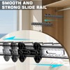 Sliding Tie Racks, 18 Tie Hanger Pull Out Belt Rack