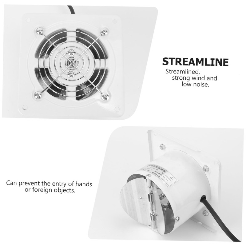 Gadpiparty Bathroom Ventilation Fan Wall Mount Exhaust Fan for Kitchen