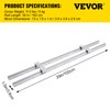VEVOR Linear Rail Slide SBR16-1500mm 2 PCS and 4 PCS