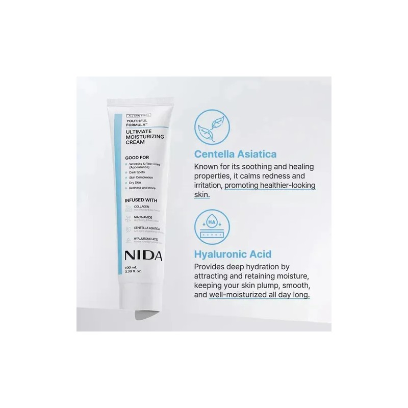D Crema Hidratante Zz Original Nida Extreme Para Jóvenes. S/