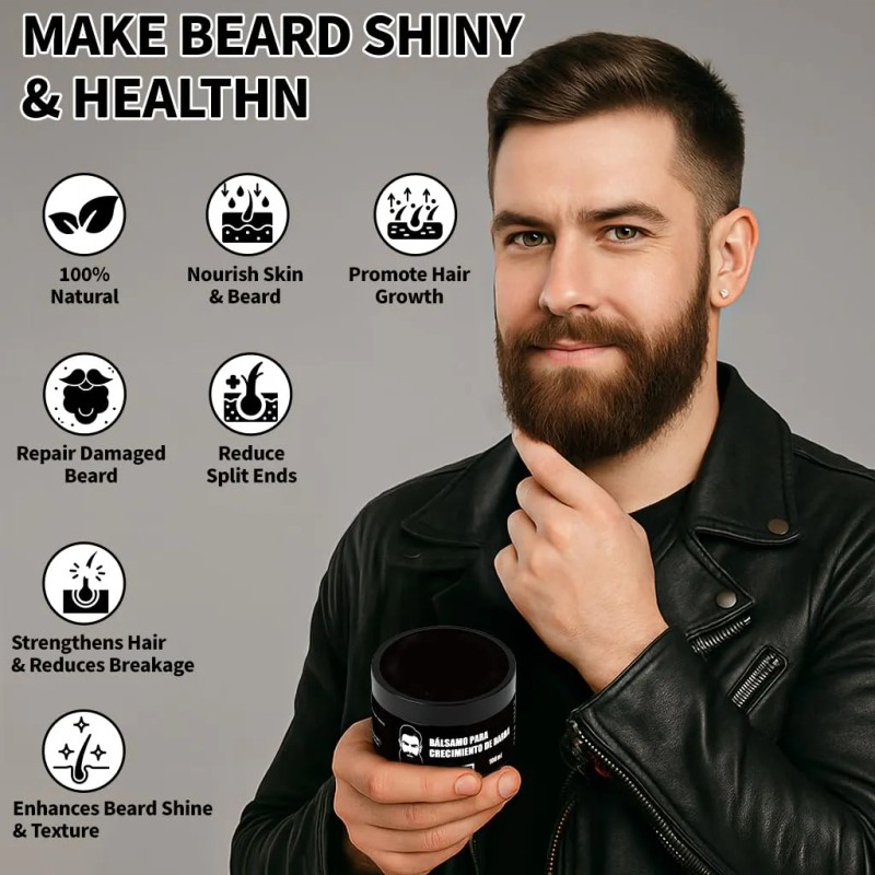 Crema De Crecimiento De Barba