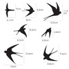 Swallow Window Stickers, Bird Strike Prevention, Collision Proof Window Stickers,