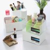 Cosmetics desk drawer organization partition multipurpose small box LEAD No. 2 Regular Transparent 4ea