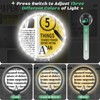 30X 10X Magnifying Glass with Light, Large Hands Free Magnifying