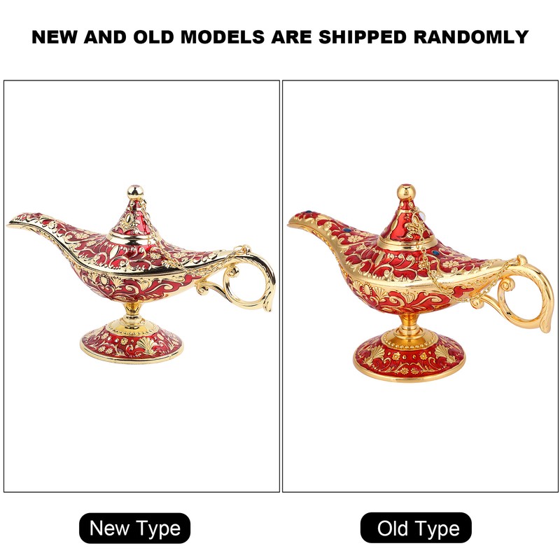 Retro Metal Fairy Tale Conjuring Genie Home Teapot Oil Lamp