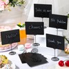 TecUnite 24 Pack Mini Chalkboard Signs, 4"x3" Small Chalkboard Label