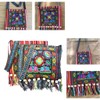 SimpleLife Clutch Handtasche, Cross Body Schultertasche mit Bestickt Design-chinesische Hmong