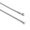 HSWYFCJY chain men stainless steel cord chain 4 mm twist