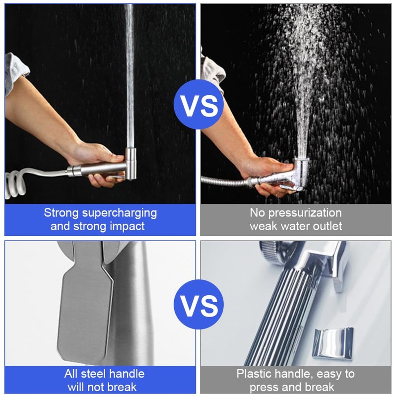 2 Pack Bidet Hand Shower, Bathroom Sink Hand Shower, Handheld