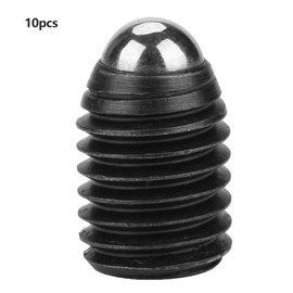 10 Pieces M12 Thread Hexagon Socket Carbon Steel Ball Drive Spring Pressure Pieces Set Screw Thread Ball Plunger Carbon Steel Power Ball Plunger (M12 x 16)