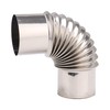 SHANOER Boiler Water Heater Stainless Steel Elbow Vent Pipe For