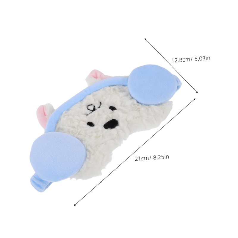 Baluue Cute Cartoon Sleeping Eye Mask for Women Breathable Blindfold