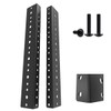 Jingchengmei 6U Steel Rack Rails Kit with Hardware - 2