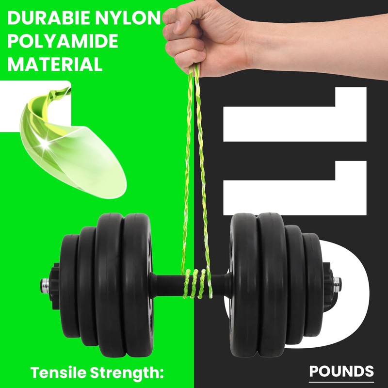 095 Trimmer Line Heavy Duty, Twisted Weed Eater String .095,