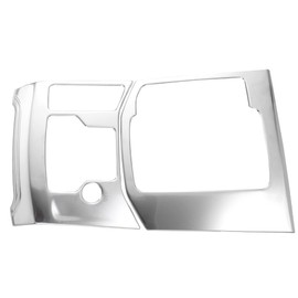 X AUTOHAUX Car Gear Shift Frame Cover Trim Set Interior Decorative Protector for Mazda CX-5 CX5 2017 2018 2019 2020 2021 Silver Tone