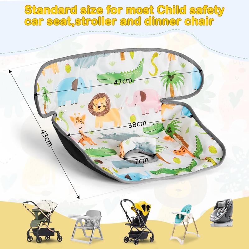 Car Seat Protectors, 2PC Waterproof Machine-Washable Non-slip Cover Training Pads