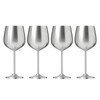 Cambridge Silversmiths 4 Piece Set of 18 oz Stainless Steel
