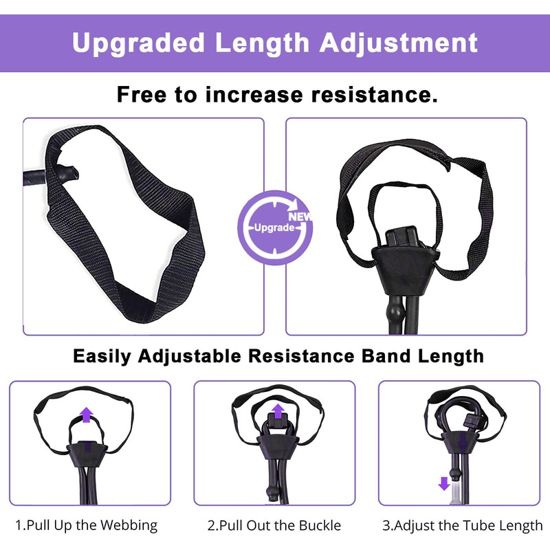 ABsuper Pilates Bar Set, Portable Yoga Exercise Pilate Stick with