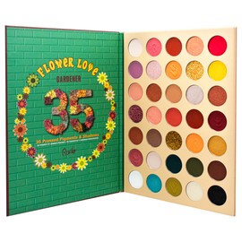 Flower Love 35 Eyeshadows Palette - Gardener by Rude Cosmetics for Women - 1.34 oz Eye Shadow