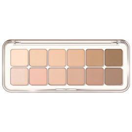 12-color matte eyeshadow palette. Excellent color development, long-lasting, perfect for foundation makeup. Easy to use for beginners, with a wide variety of colors. Ideal for natural makeup