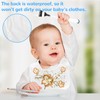 HTTYHT Set of 4 Bibs for Painting, DIY White Baby