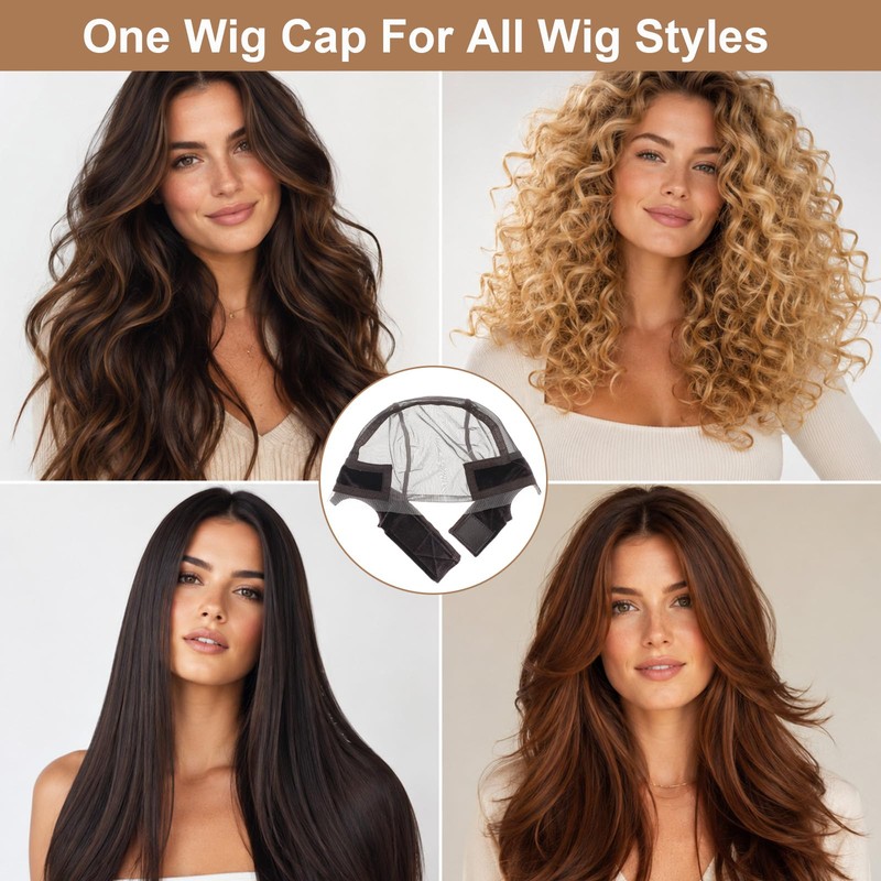 Wig Grip Cap for Glueless Wigs, Wig Caps for Women
