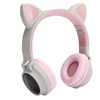 Cat Ear Headphone 3D LED Light Wireless Bluetooth 5.0 Foldable