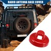 Hihaha Radio Antenna Base Cover for Jeep Wrangler 2007-2022 /