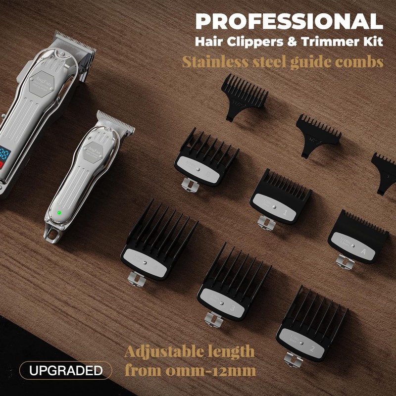ANGFAN Professional Hair Clippers for Men - Cordless Clippers &