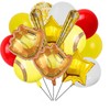 Buosha 16Pcs Softball Party Balloons Decorations: Softball Glove & Bat