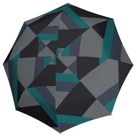 Knirps T.200 Duomatic Pocket Umbrella 28 cm, Run Aloe