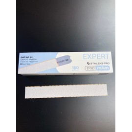 PapmAm Disposable File for Staleks Pro Expert 22 Straight Nail File 100/150/180/240 Grit Pack of 50 (100 Grit)