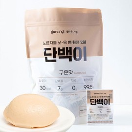 Ganon Baked Protein 40 Pack (99.5% Egg White Egg Protein) Protein Egg White Egg / 가농 단백이 구운맛 40개입(흰자 99.5프로 에그 프로틴) 단백질 달걀흰자 계란