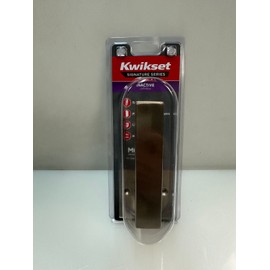 Kwikset Singapore Satin Nickel Reversible Square Straight Half Dummy Door Handle