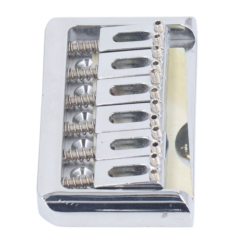 Hardtail Bridge with Saddles Metal 6 String Fixed Replacement for