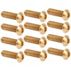 50Pcs Round Hex Socket Screw Copper Fastener Hardware Tools Industrial