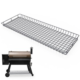 Outspark Upgrade Pellet Grill Storage Shelf for Traeger Pro Series 34 Pellet Grill, Durable Power Coated Metal Bottom Shelf for Traeger Pellet Grill Accessories to Added Storage Space