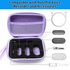 LeoTube Protective Case for PLAUD NotePin Voice Recorder (Purple)