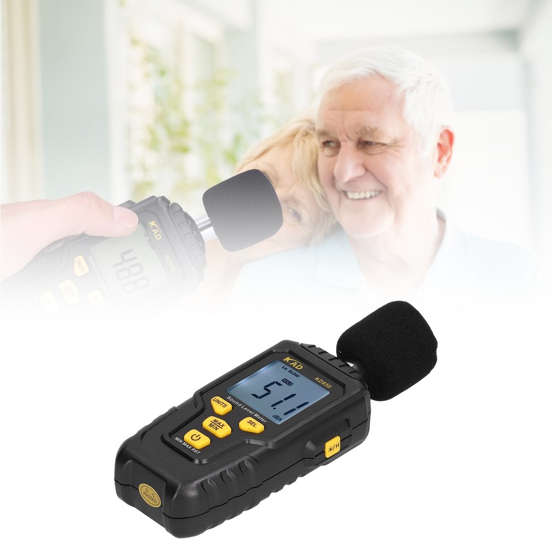 Multifunction Sound Level Meter Decibel Monitor Temperature Tester Environmental InstrumentKD850