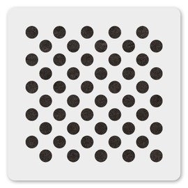 MAGJUCHE Polka Dots Stencil 12 Inches, Reusable Diamonds Stencil for Painting DIY Crafts Decor