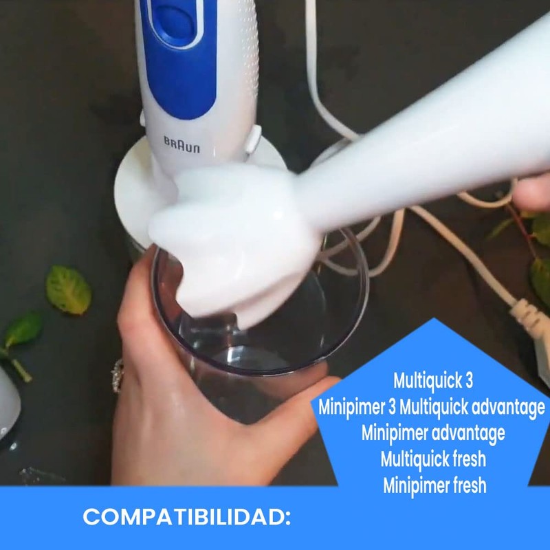 ANAKEL HOME 4193 Hand Blender Compatible and Brown / White,