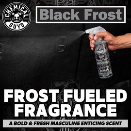 Chemical Guys AIR_224_16FE Black Frost Air Freshener and Odor Eliminator, (Great for Cars, Trucks, SUVs, RVs, Home, Office, Dorm Room & More) 473 ml