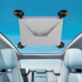 Starlink Mini Car Mount - Starlink Mini Holder for Windows and Sunroofs, Suction Cup Mount, Starlink Mini Accessories, Compatible with Cars, Caravans, Boats and Trucks (Light Blue)