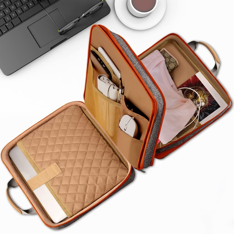 ZINZ Slim Expandable Laptop Case 15.6 Inch Sleeve Upgraded Protective