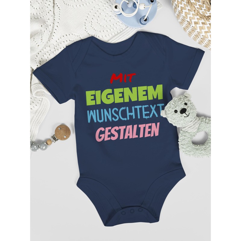 Geschenk mit Namen personalisiert by Shirtracer - Baby Bodysuit Boy