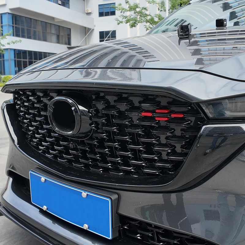 Compatible with Mazda CX-5 2022-2025, Center Red Dot Grille Decorative
